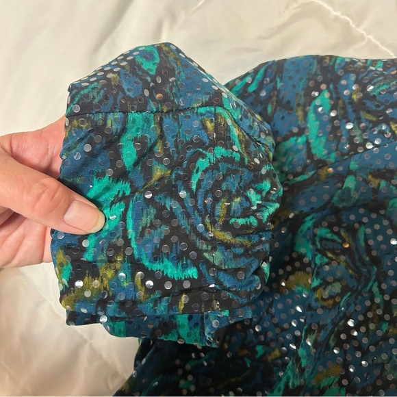 Perceptions Women Career Formal Jacket Blazer Size 4P Sparkle - Picture 3 of 5